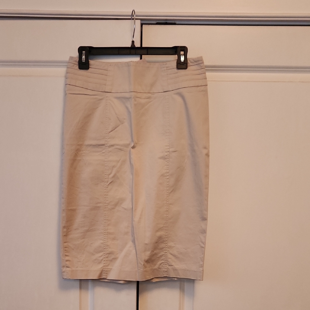 Kenar Classic Tan Pencil Skirt